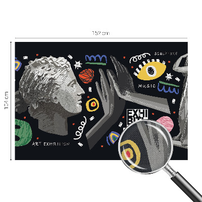 3D fototapeta Barvita razstava