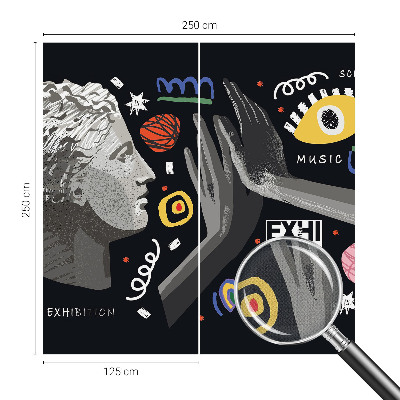 3D fototapeta Barvita razstava