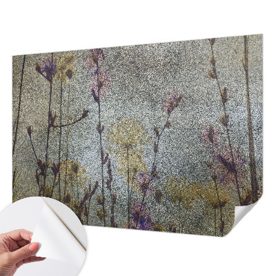 Otroška fototapeta z motivom divjih rož