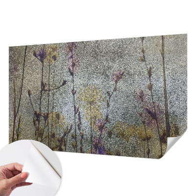 Otroška fototapeta z motivom divjih rož
