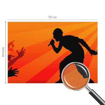 Samolepilna fototapeta za dnevno sobo Ritmični prizor