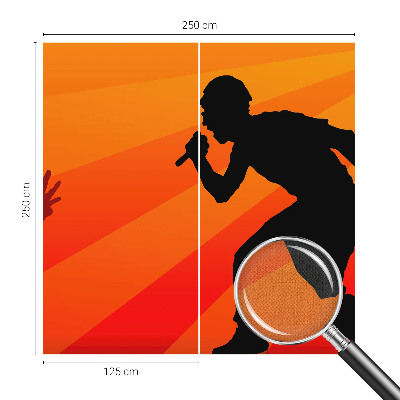 Samolepilna fototapeta za dnevno sobo Ritmični prizor