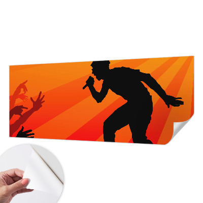 Samolepilna fototapeta za dnevno sobo Ritmični prizor