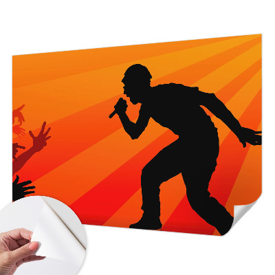 Samolepilna fototapeta za dnevno sobo Ritmični prizor