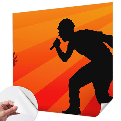 Samolepilna fototapeta za dnevno sobo Ritmični prizor