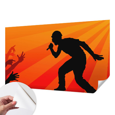 Samolepilna fototapeta za dnevno sobo Ritmični prizor