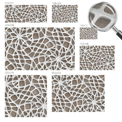 3D fototapeta z motivom čipkaste mreže