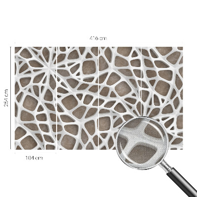 3D fototapeta z motivom čipkaste mreže