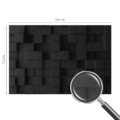 Samolepilna fototapeta z vzorcem tridimenzionalnih kock