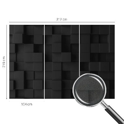 Samolepilna fototapeta z vzorcem tridimenzionalnih kock
