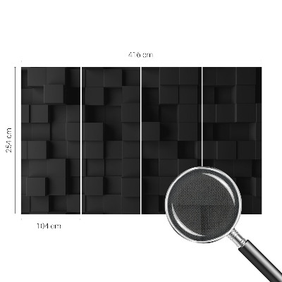 Samolepilna fototapeta z vzorcem tridimenzionalnih kock