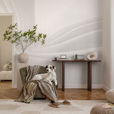 Samolepilna fototapeta za spalnico Valovite črte