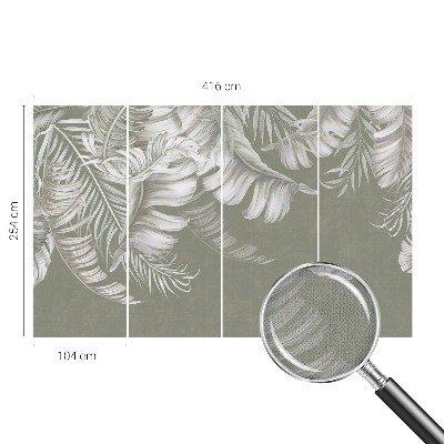 Fototapeta za otroško sobo Nežni listi