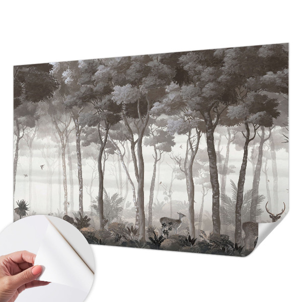 Otroška fototapeta z motivom gozdne čarovnije