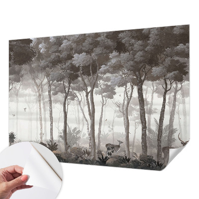 Otroška fototapeta z motivom gozdne čarovnije