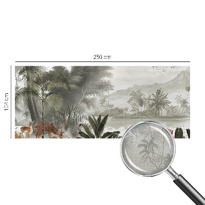 3D fototapeta s tropskim motivom