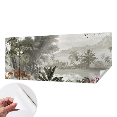 3D fototapeta s tropskim motivom