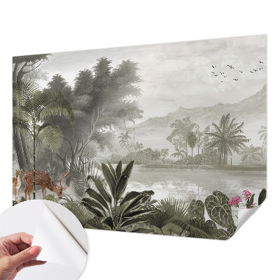 3D fototapeta s tropskim motivom
