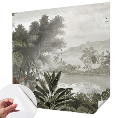 3D fototapeta s tropskim motivom