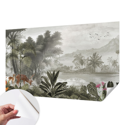 3D fototapeta s tropskim motivom
