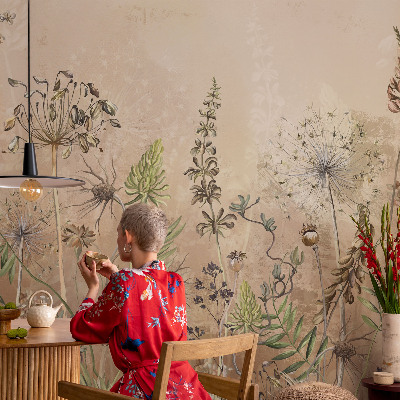 Fototapeta za otroško sobo Rustikalno cvetje