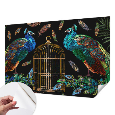 Samolepilna fototapeta Pavova slika