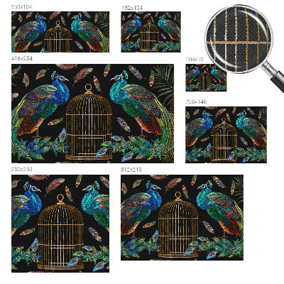 Samolepilna fototapeta Pavova slika