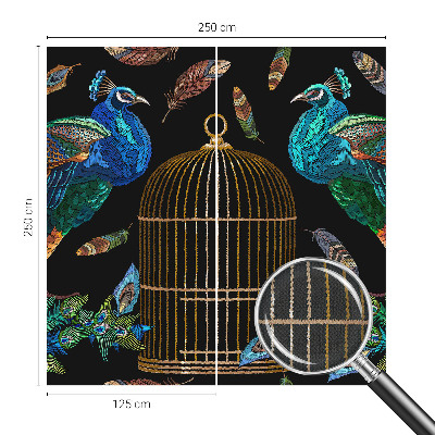 Samolepilna fototapeta Pavova slika