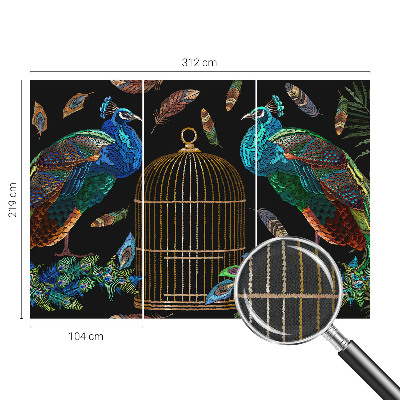 Samolepilna fototapeta Pavova slika