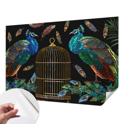 Samolepilna fototapeta Pavova slika