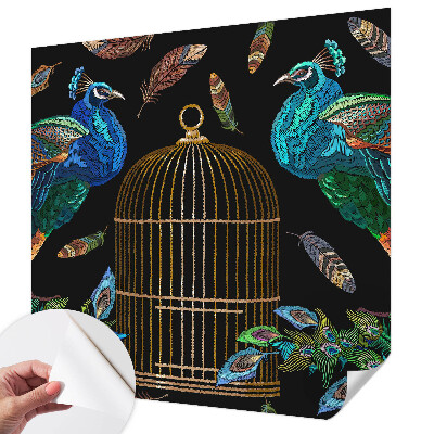 Samolepilna fototapeta Pavova slika