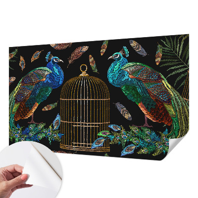 Samolepilna fototapeta Pavova slika