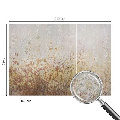 Samolepilna fototapeta za dnevno sobo Travniška harmonija