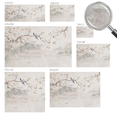 Samolepilna fototapeta za dnevno sobo Orientalska pokrajina