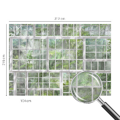 3D fototapeta Zeleni gozd