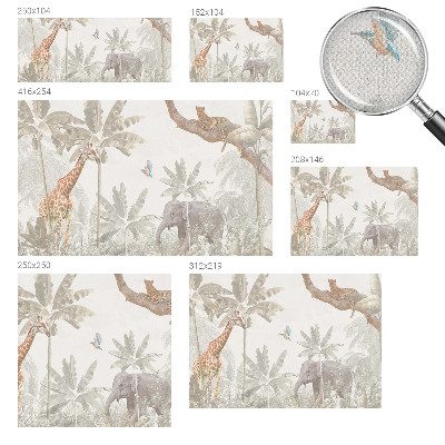 Fototapeta za otroško sobo Tropska oaza