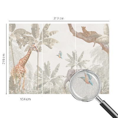 Fototapeta za otroško sobo Tropska oaza