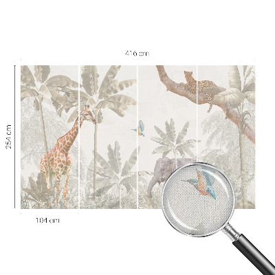 Fototapeta za otroško sobo Tropska oaza