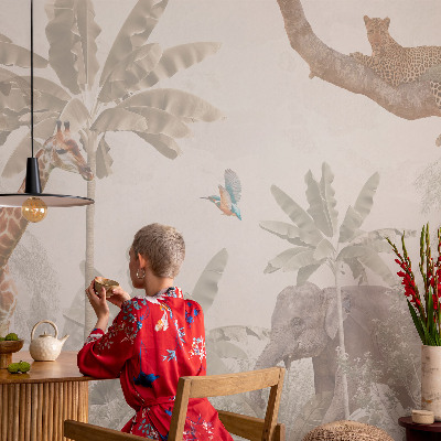 Fototapeta za otroško sobo Tropska oaza