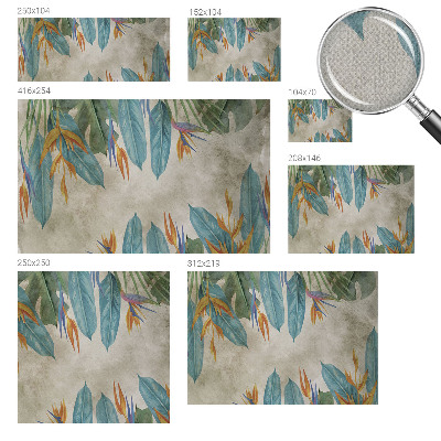 Samolepilna fototapeta za spalnico Tropsko cvetje