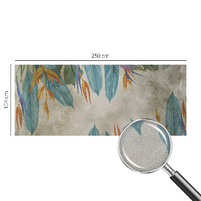 Samolepilna fototapeta za spalnico Tropsko cvetje