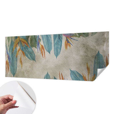 Samolepilna fototapeta za spalnico Tropsko cvetje