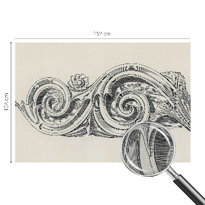 3D fototapeta z rastlinskim motivom