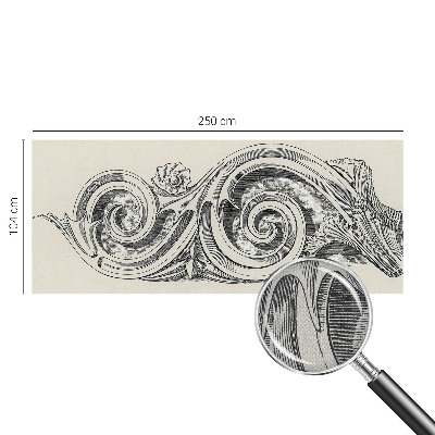 3D fototapeta z rastlinskim motivom