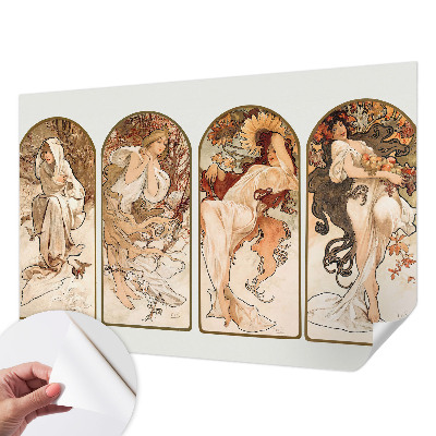 Samolepilna fototapeta za dnevno sobo Ženske pore