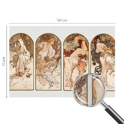 Samolepilna fototapeta za dnevno sobo Ženske pore