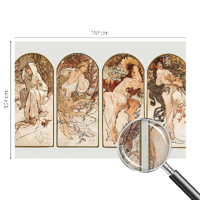 Samolepilna fototapeta za dnevno sobo Ženske pore