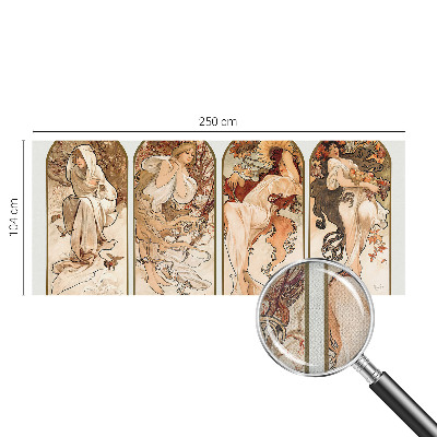 Samolepilna fototapeta za dnevno sobo Ženske pore