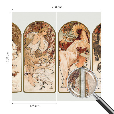 Samolepilna fototapeta za dnevno sobo Ženske pore