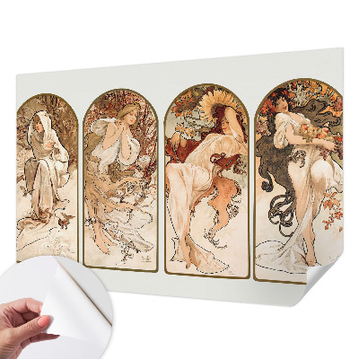 Samolepilna fototapeta za dnevno sobo Ženske pore